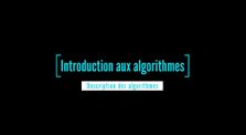 Pseudo-code et description des algorithmes by Programmation Orientée Objet