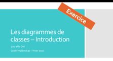 Les diagrammes de classes - Exemple by Programmation Orientée Objet